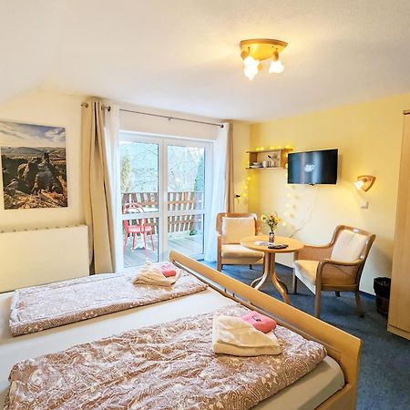L9 - Urlaubsmagie - Balkon & Direkt Am Wanderweg Apartman Sebnitz Kültér fotó