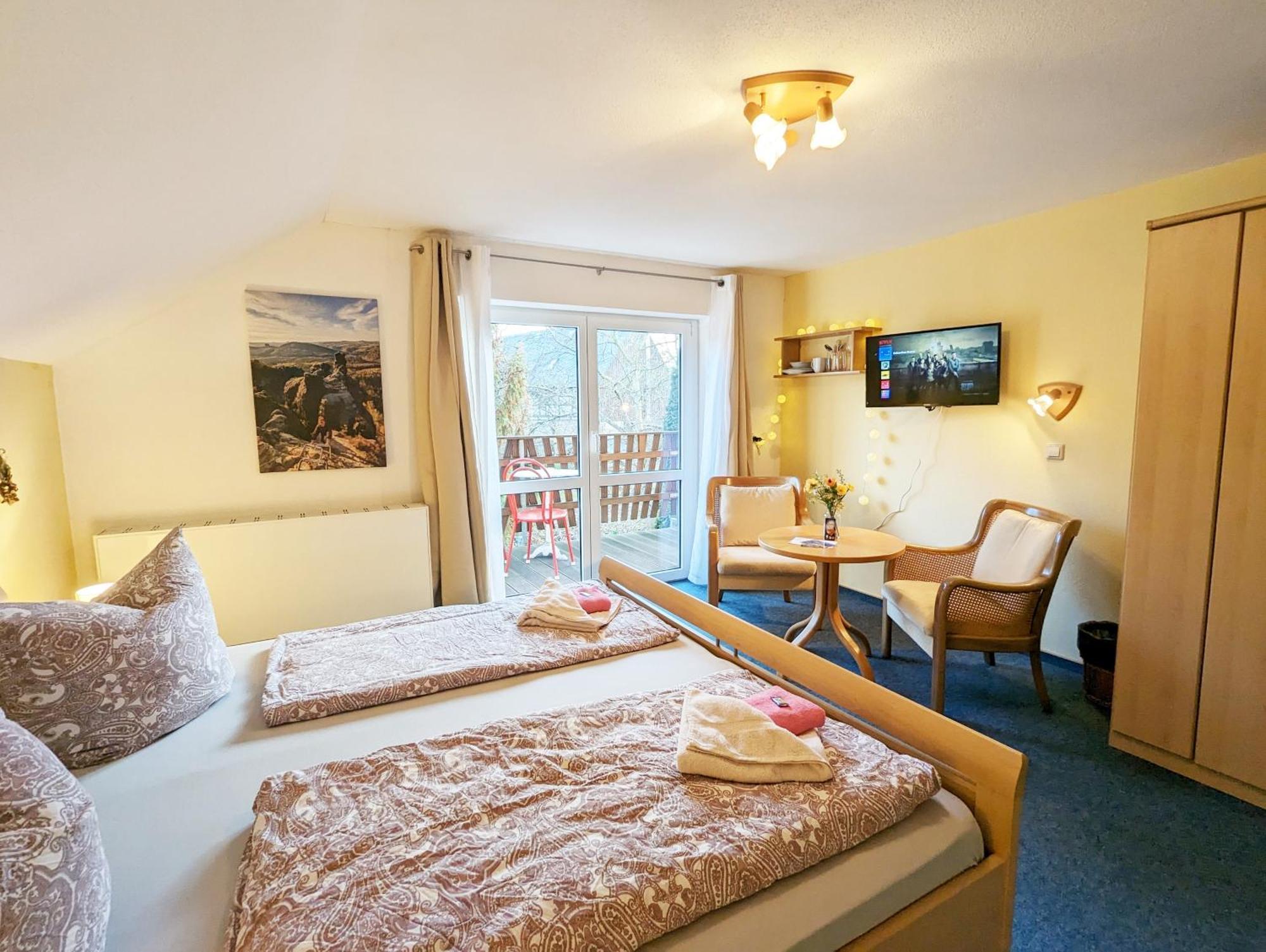 L9 - Urlaubsmagie - Balkon & Direkt Am Wanderweg Apartman Sebnitz Kültér fotó
