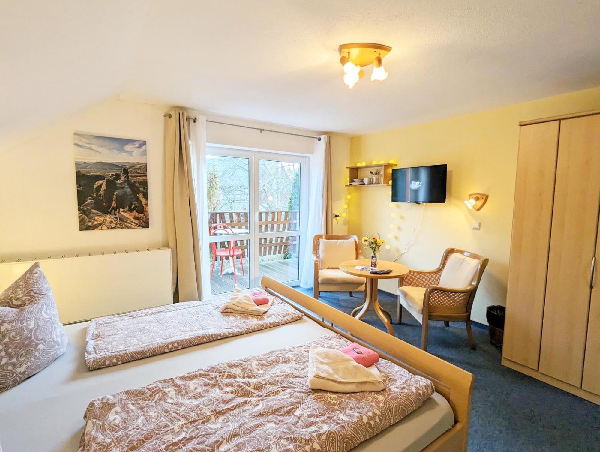 L9 - Urlaubsmagie - Balkon & Direkt Am Wanderweg Apartman Sebnitz Kültér fotó